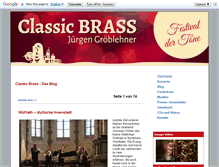 Tablet Screenshot of classicbrass.de